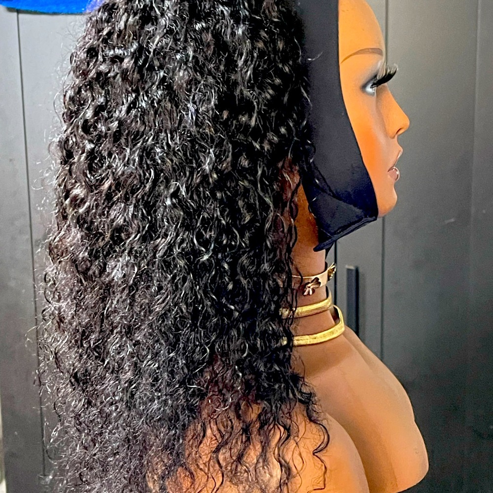 100% HUMAN HAIR HEADBAND WIG!!! - Picture 4 of 4
